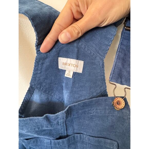 NWT Brixton Christina Crop Overall in Joe Blue Size Small - Picture 7 of 7